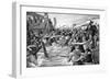 The Landing of Julius Caesar in Britain, 55 Bc, (C1920)-Richard Caton Woodville II-Framed Giclee Print