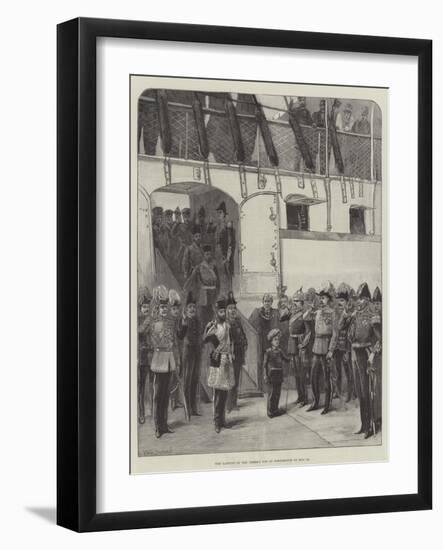 The Landing of the Ameer's Son at Portsmouth on 24 May-William Heysham Overend-Framed Giclee Print