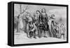 The Landing of the Pilgrims at Plymouth, Mass. Dec. 22nd, 1620, Pub. 1876-Currier & Ives-Framed Stretched Canvas