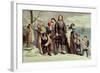 The Landing of the Pilgrims at Plymouth, Massachusetts, December 22nd 1620 by Currier & Ives-null-Framed Giclee Print