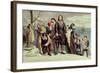 The Landing of the Pilgrims at Plymouth, Massachusetts, December 22nd 1620 by Currier & Ives-null-Framed Giclee Print