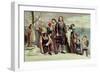 The Landing of the Pilgrims at Plymouth, Massachusetts, December 22nd 1620 by Currier & Ives-null-Framed Giclee Print