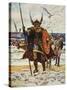 The Landing of the Vikings-Arthur C. Michael-Stretched Canvas