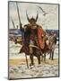 The Landing of the Vikings-Arthur C. Michael-Mounted Giclee Print