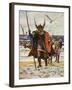 The Landing of the Vikings-Arthur C. Michael-Framed Giclee Print