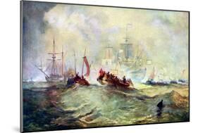 The Landing of William of Orange at Torbay, 1688, C1920-J. M. W. Turner-Mounted Giclee Print