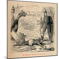 'The Landing of William the Conqueror', c1860, (c1860)-John Leech-Mounted Giclee Print