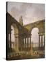 The Landing Place, 1787-88-Hubert Robert-Stretched Canvas