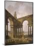 The Landing Place, 1787-88-Hubert Robert-Mounted Giclee Print