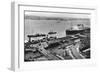 The Landing Stage at Liverpool Docks, Merseyside, Early 20th Century-null-Framed Giclee Print