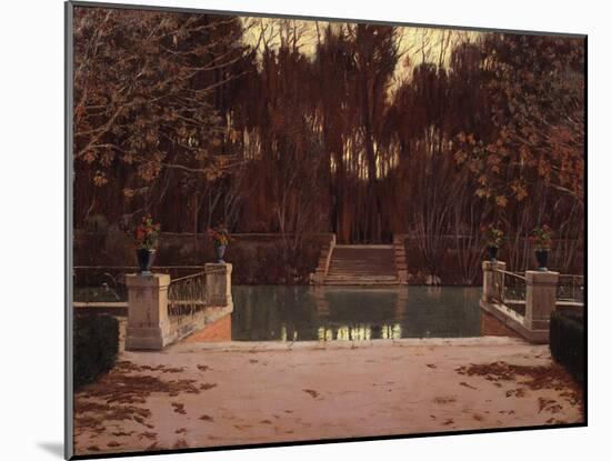 The Landing Stage-Santiago Rusiñol-Mounted Giclee Print