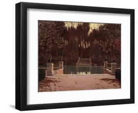 The Landing Stage-Santiago Rusiñol-Framed Giclee Print