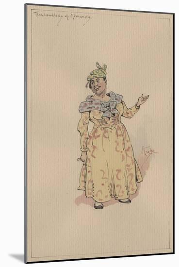 The Landlady of Almack's, c.1920s-Joseph Clayton Clarke-Mounted Giclee Print