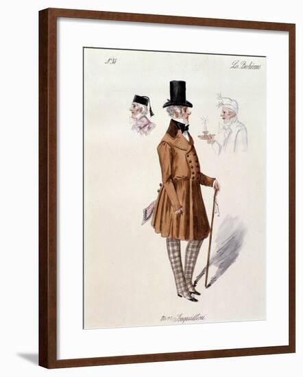 The Landlord, Character of the Opera La Boheme-null-Framed Giclee Print