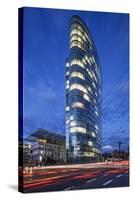 The Landmark Eliptical Commercial Office Building Gap at Graf Adolf Platz in Dusseldorf-Cahir Davitt-Stretched Canvas