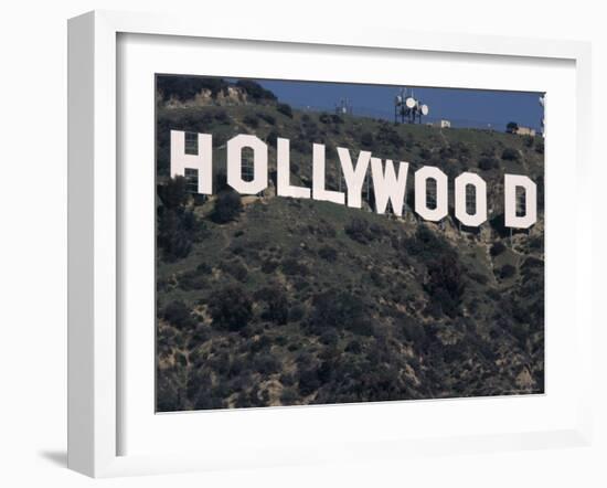 The Landmark Hollywood Sign-Dave Allocca-Framed Photographic Print