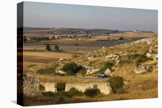 The Landscape around Matera, Basilicata, Italy, Europe-Olivier Goujon-Stretched Canvas