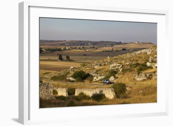 The Landscape around Matera, Basilicata, Italy, Europe-Olivier Goujon-Framed Photographic Print