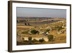 The Landscape around Matera, Basilicata, Italy, Europe-Olivier Goujon-Framed Photographic Print