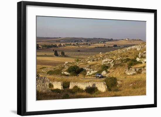 The Landscape around Matera, Basilicata, Italy, Europe-Olivier Goujon-Framed Photographic Print