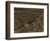 The Landscape: Hill 60, C.1917 (Ink & W/C on Paper)-Paul Nash-Framed Giclee Print