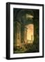 The Landscape with Obelisk-Hubert Robert-Framed Art Print