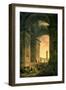 The Landscape with Obelisk-Hubert Robert-Framed Art Print