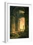 The Landscape with Obelisk-Hubert Robert-Framed Art Print