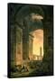 The Landscape with Obelisk-Hubert Robert-Framed Stretched Canvas