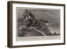 The Landship at Dieppe, All That Is Left of the Villa Bellevue-Charles Joseph Staniland-Framed Giclee Print