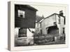 The Landslip at Sandgate: in Chapel Street, UK, 1893. Georg Meisenbach, 1841 - 1912, Photographer-null-Stretched Canvas