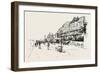 The Landslip at Sandgate: Moving Out from Wellington Terrace, UK, 1893-null-Framed Giclee Print