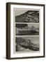 The Landslip in Italy, View of Amalfi, the Scene of the Disaster-null-Framed Giclee Print