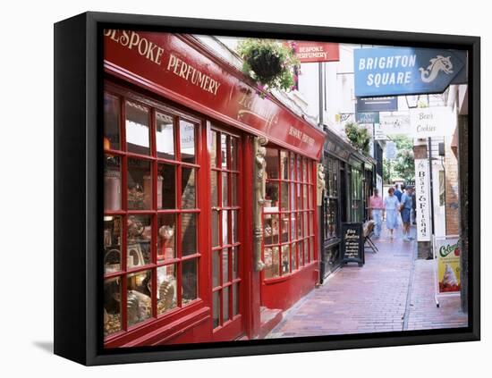 The Lanes, Brighton, East Sussex, England, United Kingdom-Roy Rainford-Framed Stretched Canvas