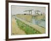 The Langlois Bridge, March 1888-Vincent van Gogh-Framed Giclee Print