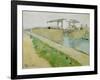 The Langlois Bridge, March 1888-Vincent van Gogh-Framed Giclee Print