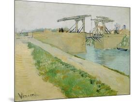 The Langlois Bridge, March 1888-Vincent van Gogh-Mounted Giclee Print