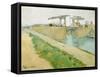 The Langlois Bridge-Vincent van Gogh-Framed Stretched Canvas