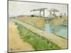 The Langlois Bridge-Vincent van Gogh-Mounted Giclee Print