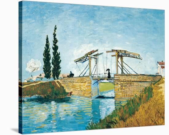 The Langlois Drawbridge-Vincent van Gogh-Stretched Canvas