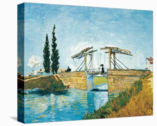 The Langlois Drawbridge-Vincent van Gogh-Stretched Canvas