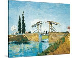 The Langlois Drawbridge-Vincent van Gogh-Stretched Canvas