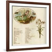 The Language and Meaning of Flowers-Kate Greenaway-Framed Art Print