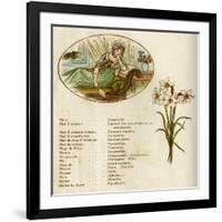 The Language and Meaning of Flowers-Kate Greenaway-Framed Art Print