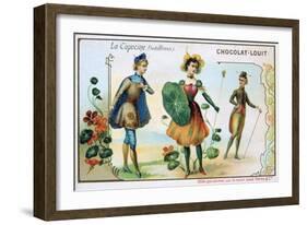 The Language of Flowers, Nasturtium, Indifference, C1900-null-Framed Giclee Print