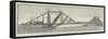The Lansdowne Bridge over the Indus at Sukkur, on the Railway to Quetta and Candahar-null-Framed Stretched Canvas