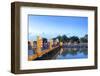 The Lantern Bridge over the Thu Bon River in the historic centre, Hoi An, UNESCO World Heritage Sit-Alex Robinson-Framed Photographic Print