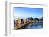 The Lantern Bridge over the Thu Bon River in the historic centre, Hoi An, UNESCO World Heritage Sit-Alex Robinson-Framed Photographic Print