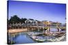 The Lantern Bridge over the Thu Bon River in the historic centre, Hoi An, UNESCO World Heritage Sit-Alex Robinson-Stretched Canvas