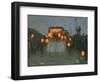 The Lantern Parade c.1918-Thomas Cooper Gotch-Framed Premium Giclee Print